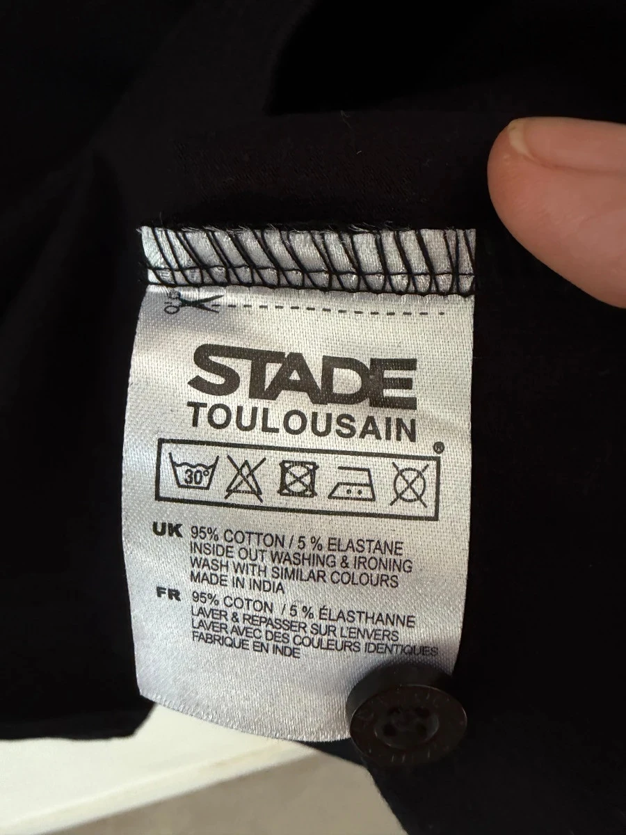 Polo Mujer Stade Toulousain Nuevo Talla S Negro Rojo Blanco Oficial – photo 6